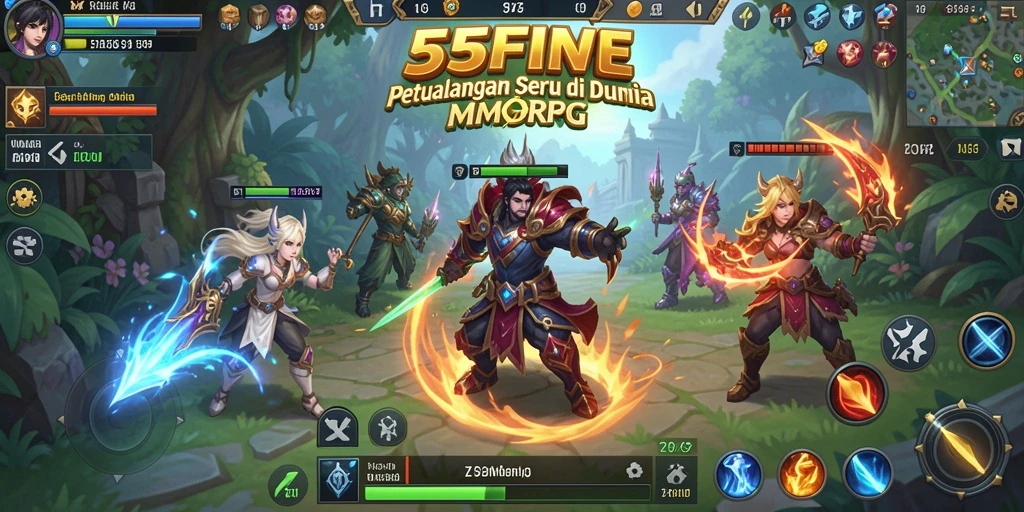 Gameplay seru dengan grafis menawan dari 55FIVE.