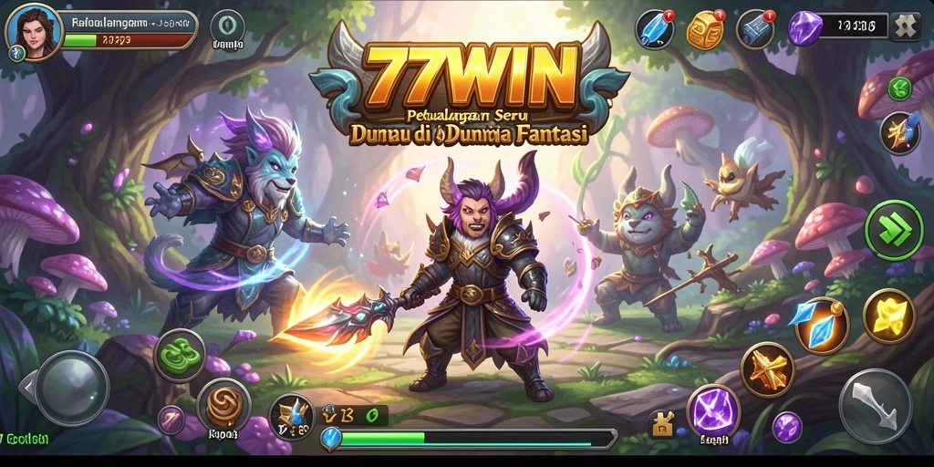 Tampilan gameplay seru dari 77WIN yang penuh petualangan.
