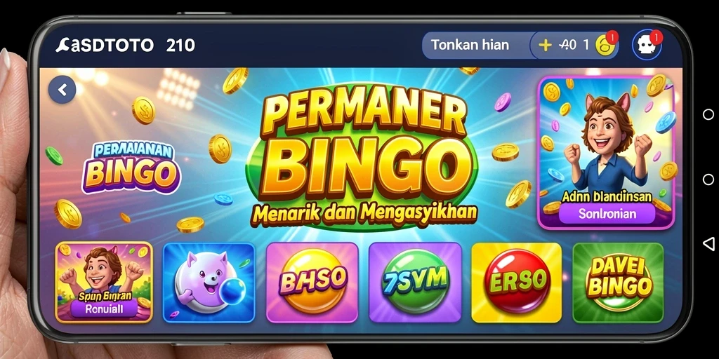 Screenshot gameplay ASDTOTO menampilkan keseruan permainan Bingo.