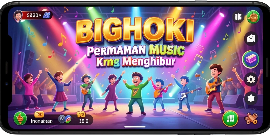 Tampilan gameplay BIGHOKI yang menarik dan interaktif.