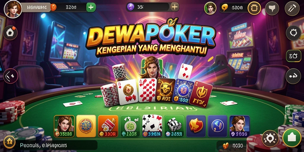 Tampilan gameplay DEWAPOKER yang menegangkan dan menyeramkan.