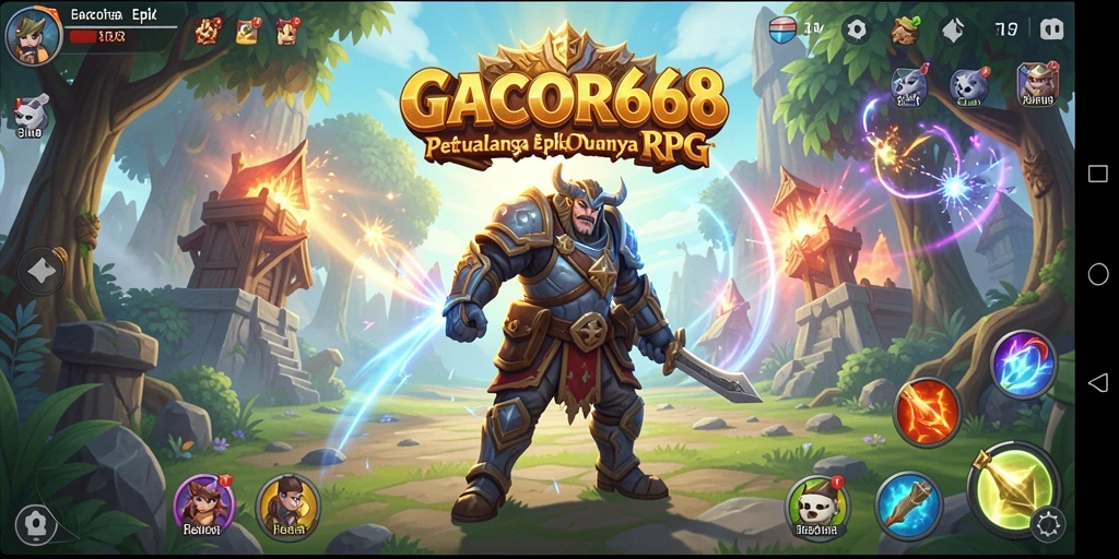 Tangkapan layar dari gameplay epik di GACOR668.