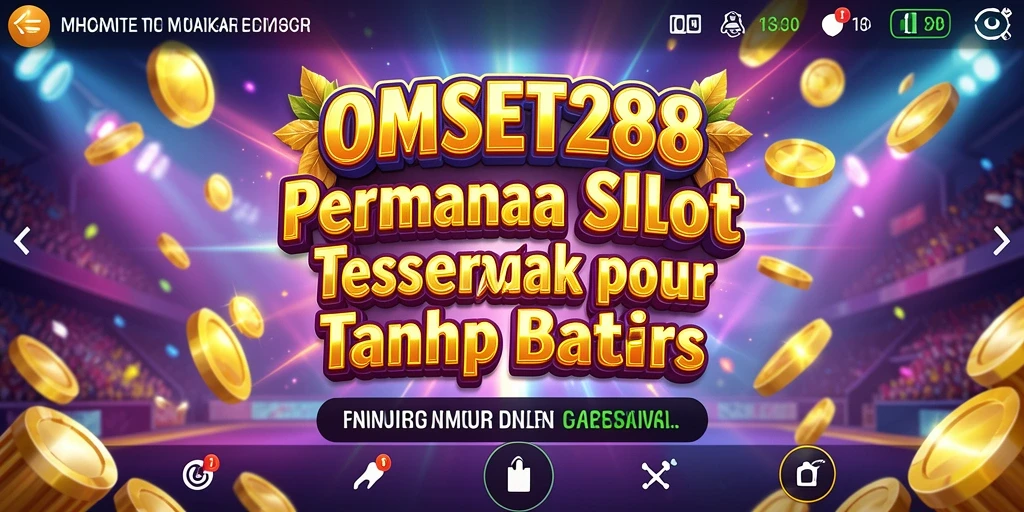 Screenshot utama OMSET288 menampilkan gameplay Slot yang mengasyikkan.