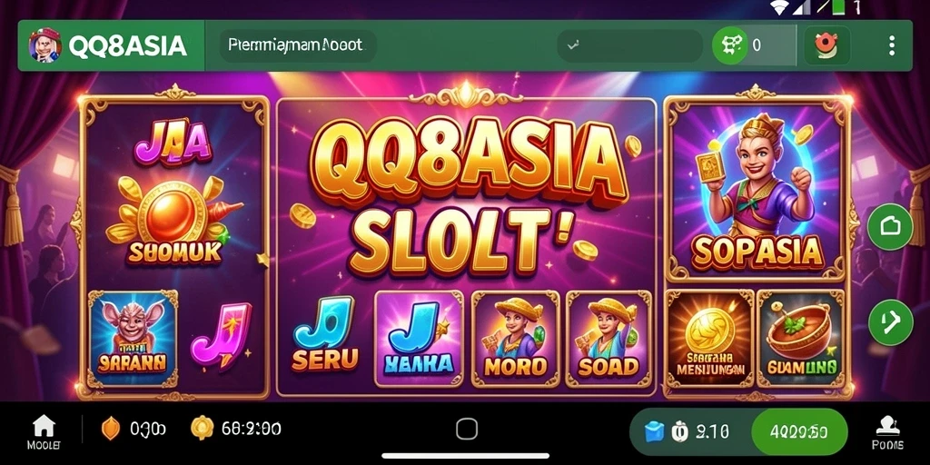 Tampilan permainan Slot QQ88ASIA yang menakjubkan dengan grafis yang memukau.