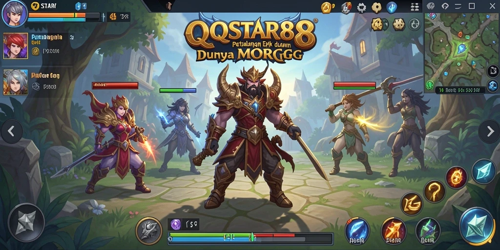 Gameplay seru di QQSTAR88 dengan petualangan MMORPG yang mendalam.