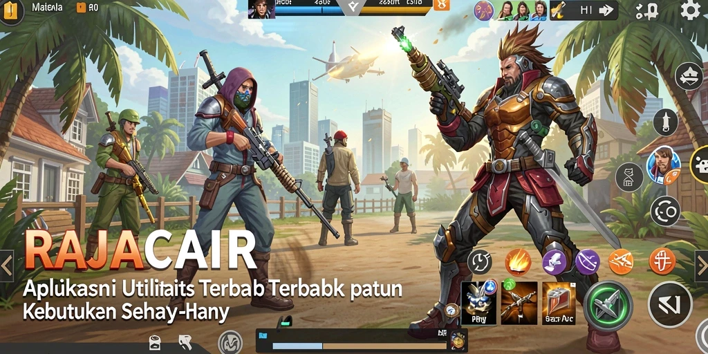 Tampilan antarmuka RAJACAIR yang mudah dipahami dan digunakan.