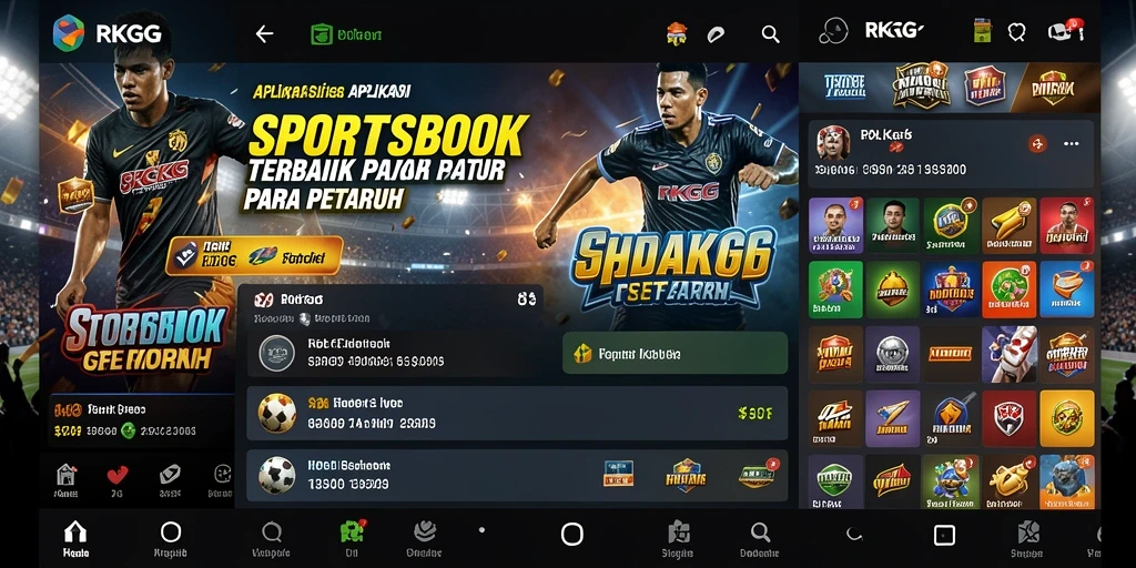 Tampilan utama RKGG menampilkan statistik dan opsi taruhan yang menarik.