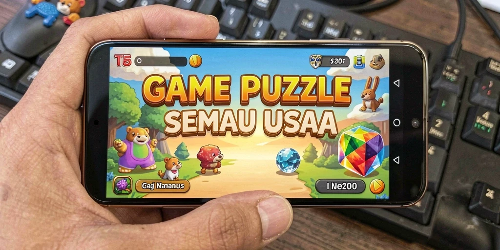 Tampilan gameplay T6 dengan berbagai tantangan Puzzle yang menarik.