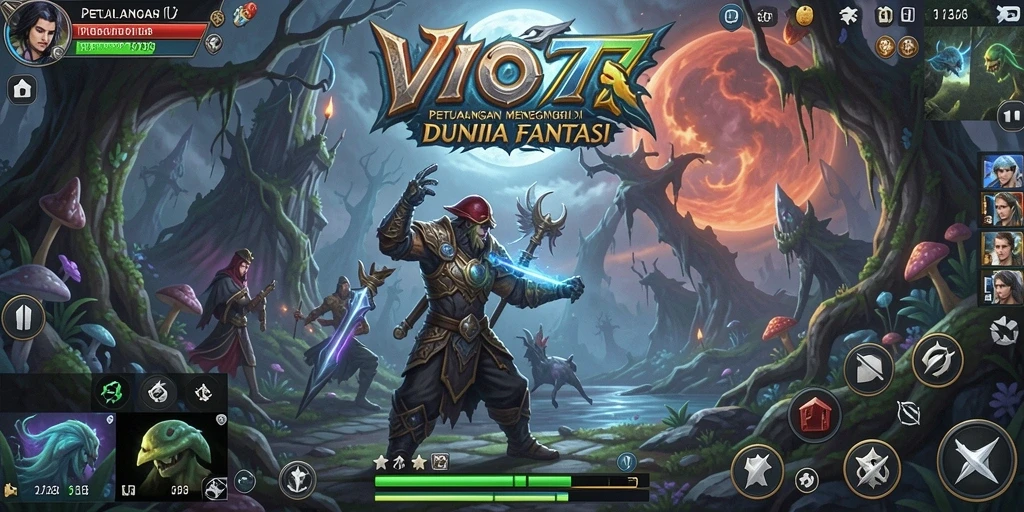 Tampilan gameplay yang mendebarkan dari VIO77, penuh petualangan dan tantangan.