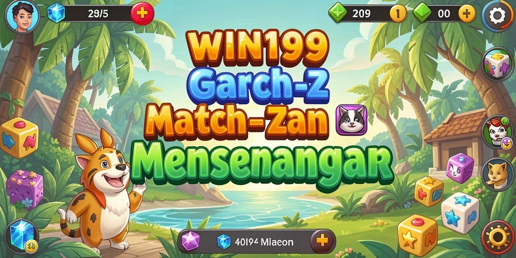 Tampilan gameplay seru dalam WIN199 dengan elemen warna-warni.